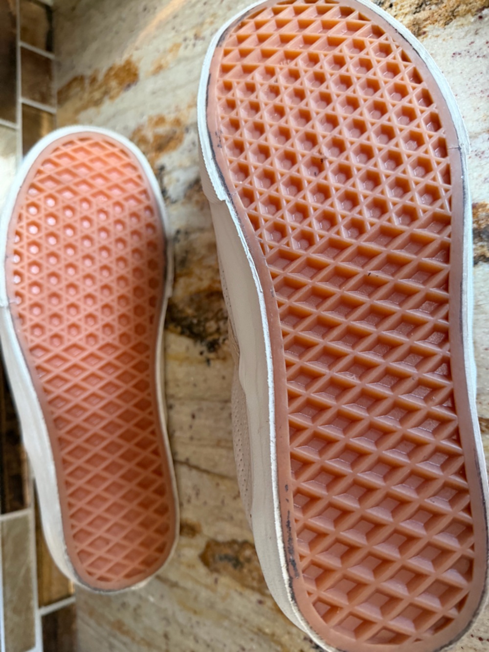 Vans Women's Beige Slip-On Shoes - Picture 3 of 3